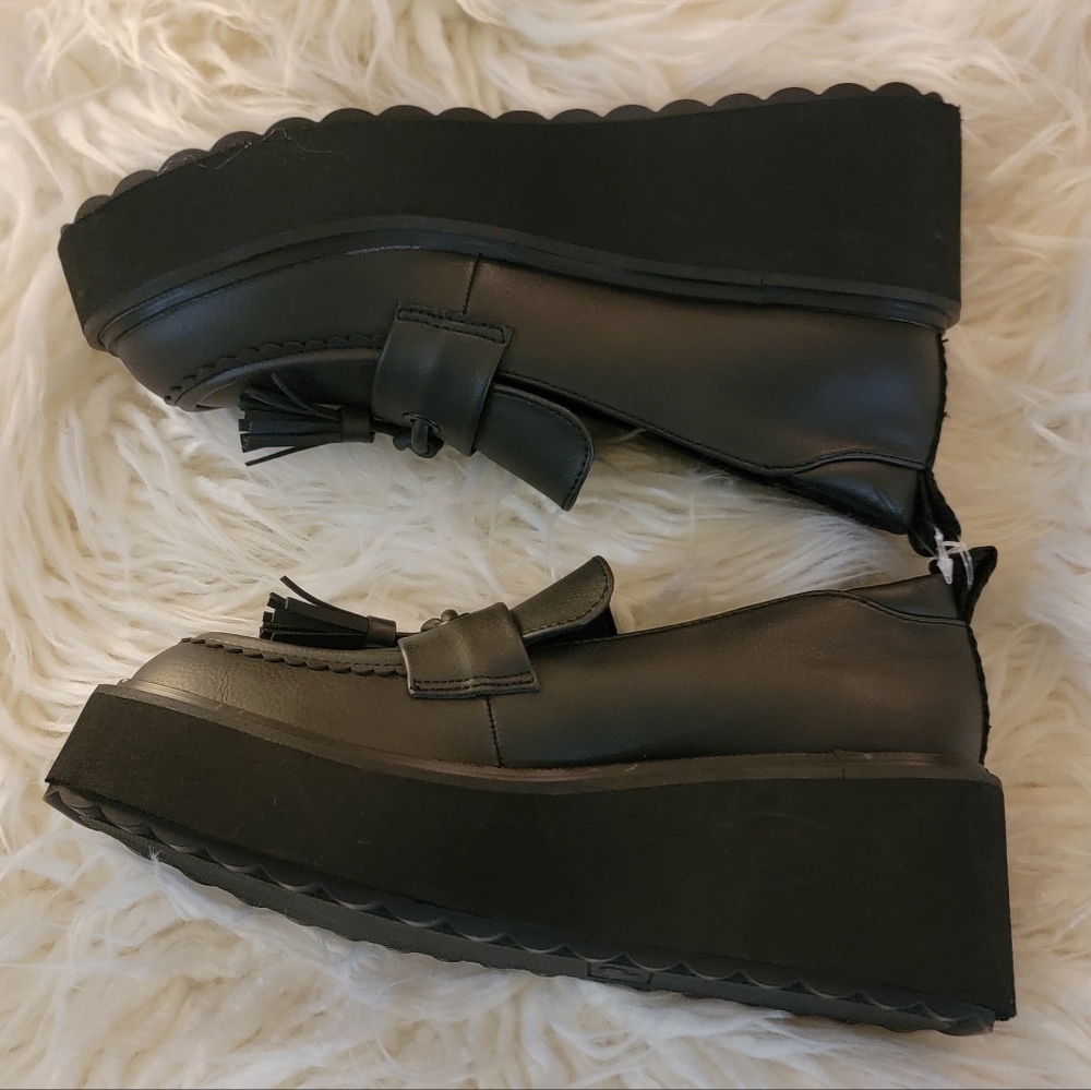 🆕️👞Rocket Dog Harper Women's Platform Loafers - Black, Sz 9 - Picture 8 of 10